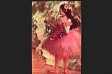 Edgar Degas Dancer in a Rose Dress painting